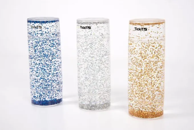 Sensorikröhre - Glitzersturm, 3 Stk.