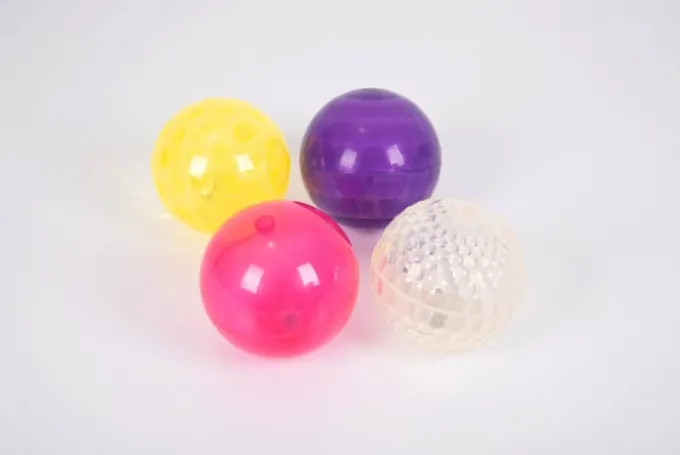 Sensorische Bälle mit LED-Licht, 4 Stk.
