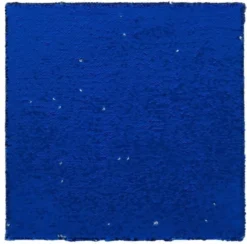 Sensorische Paillettentafel - blau/silber