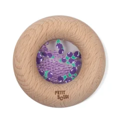 Sensorischer Donut, 7 cm - Aubergine