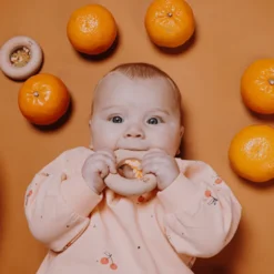 Sensorischer Donut, 7 cm - Orangen