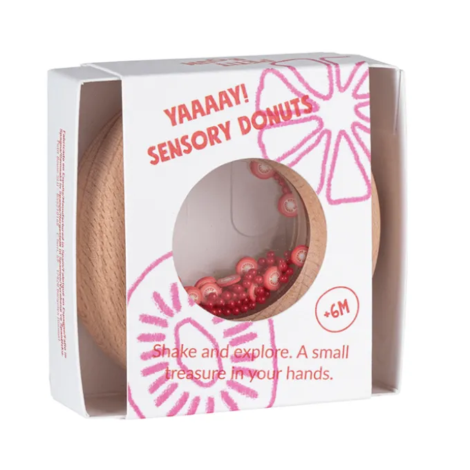 Sensorischer Donut, 7 cm - Tomaten
