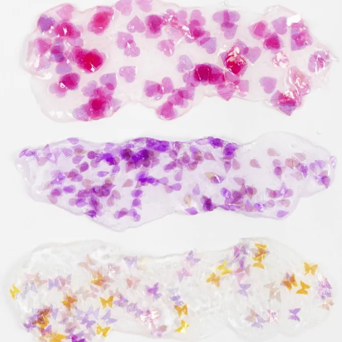 Sequin Clay 3 x 60 gr. – Lila & Pink