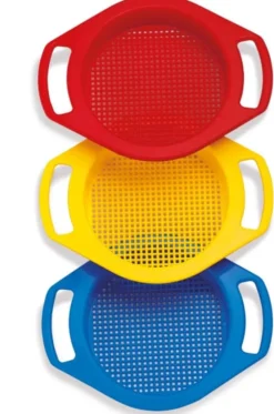 Sieb mit Griff - verschiedene Farben, Ø 18 cm