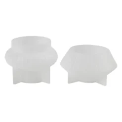 Silikonform – Gerillte Kerzenhalter, 2 stk