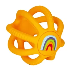 Silikon-Greifball - Regenbogen, 7 cm