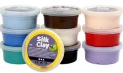 Silk Clay - Grundfarben, 10 x 40 g