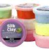Silk Clay - Neonfarben, 10 x 40 g