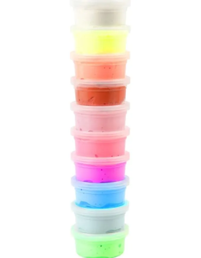 Silk Clay - Neonfarben, 10 x 40 g