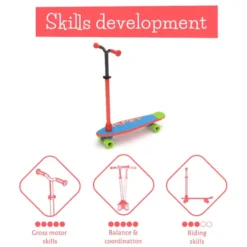 Skatieskootie 2-in-1, rot