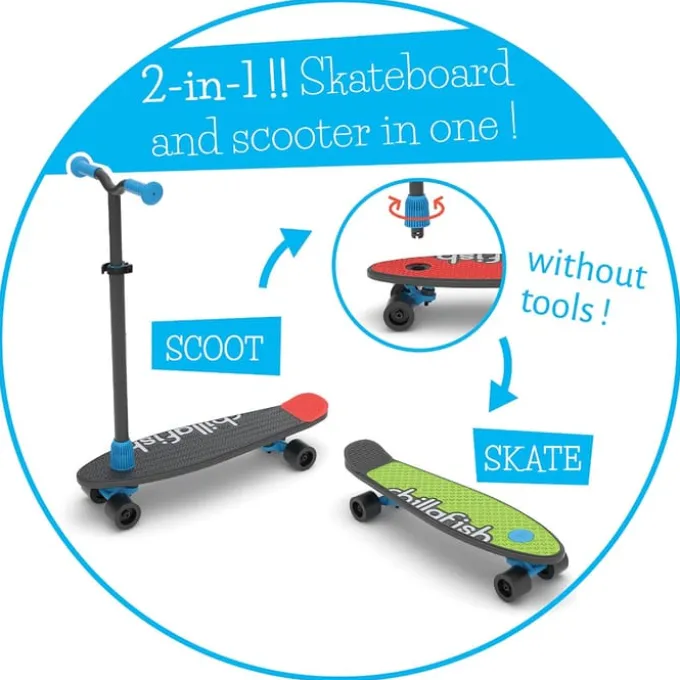Skatieskootie 2-in-1, schwarz