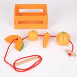 Sortier die Kisten nach Farben - Gemüse und Obst