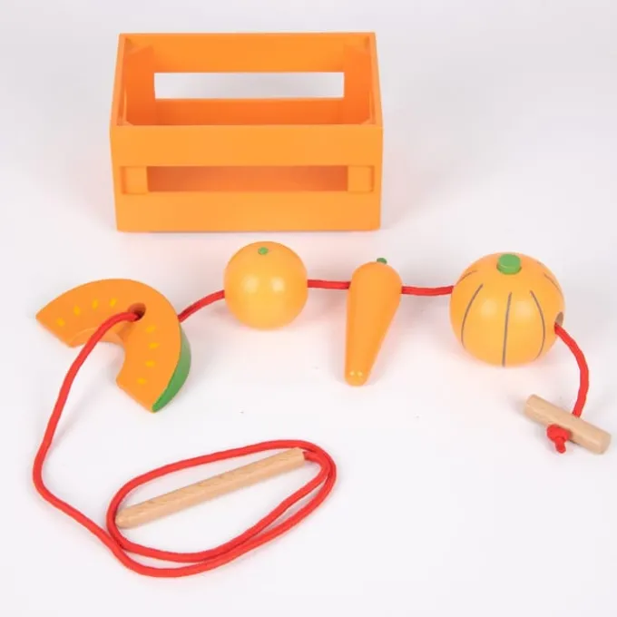 Sortier die Kisten nach Farben - Gemüse und Obst