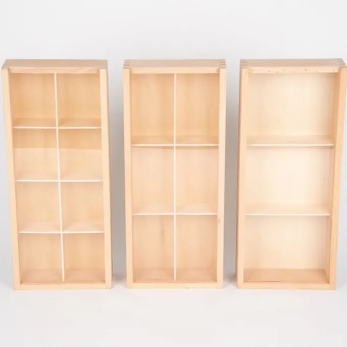 Sortierkasten 3er Set, m. Deckel