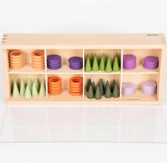 Sortierkasten 3er Set, m. Deckel
