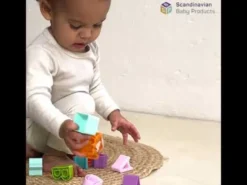 Sortierspielkiste mit 16 Klötzen