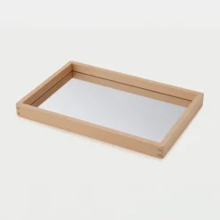 Spiegeltablett aus Holz - klein