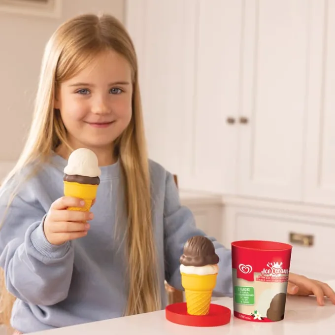 Spiel-Eis - Kugeleis, Vanille & Schokolade