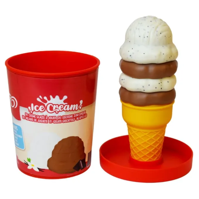 Spiel-Eis - Kugeleis, Vanille & Schokolade