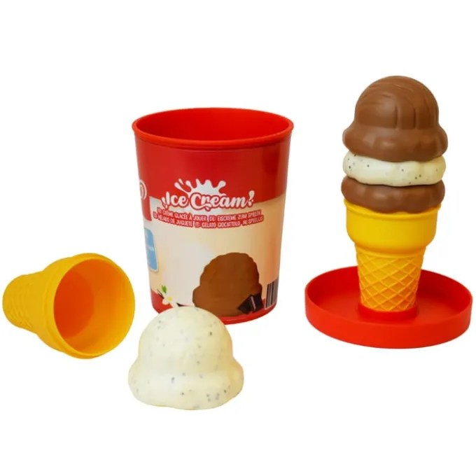 Spiel-Eis - Kugeleis, Vanille & Schokolade