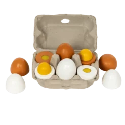 Spielessen - Eier in Schachtel, 6 Stk.