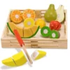 Spielessen - Frucht in der Holzkiste