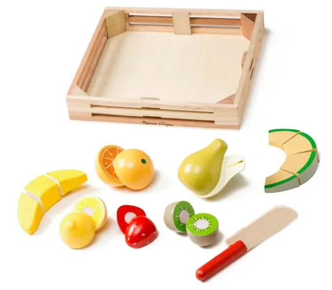 Spielessen - Frucht in der Holzkiste