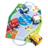 Spielset mit Rückziehautos, 4 Stk.
