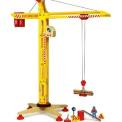 Spielzeugkran aus Holz