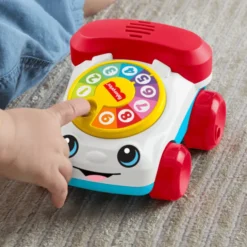 Spielzeugtelefon mit Sound und Wählscheibe