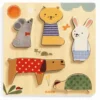 Stapelpuzzle mit 5 Teilen - Woodypets