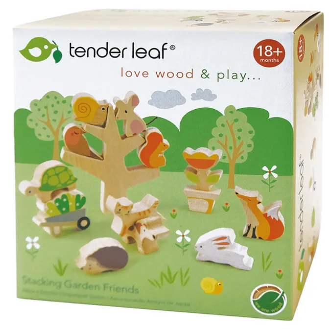 Stapeltiere - Garten, 13 Teile