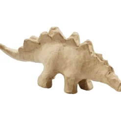Stegosaurus aus Pappmaché - L: 21,9 cm