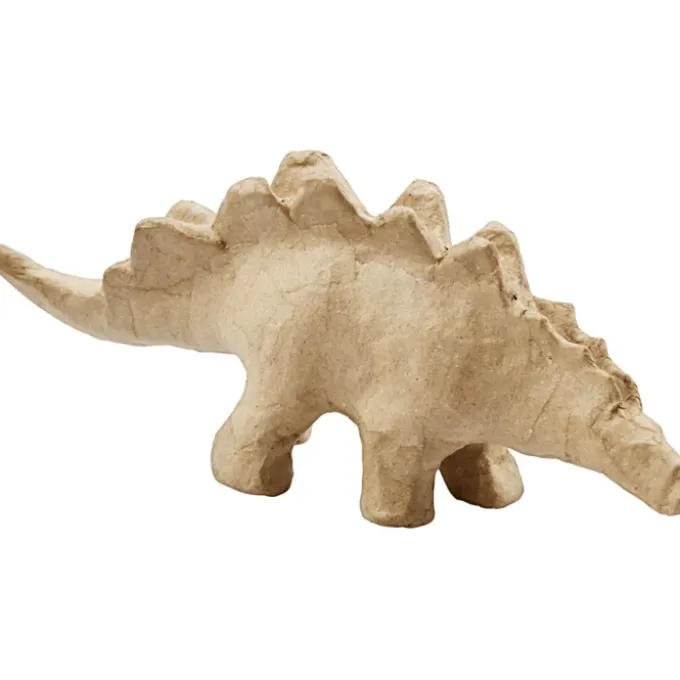 Stegosaurus aus Pappmaché - L: 21,9 cm