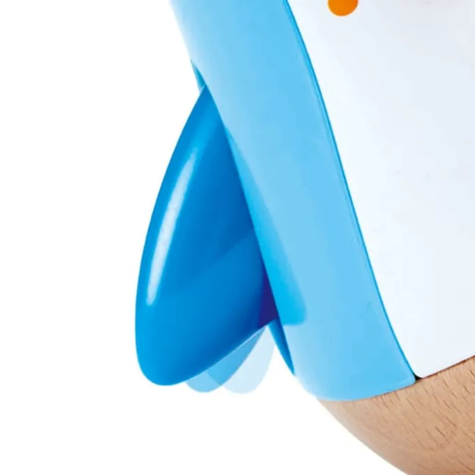 Stehauffigur Pinguin - mit Ton