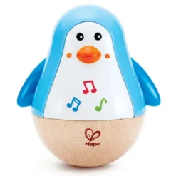 Stehauffigur Pinguin - mit Ton