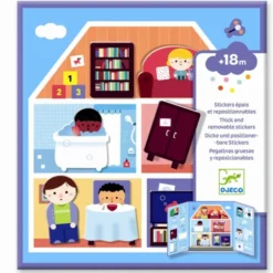Sticker (ab 18 Monaten) – Gestalte ein Haus