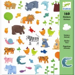Sticker – Allerlei Tiere, 160 Stück