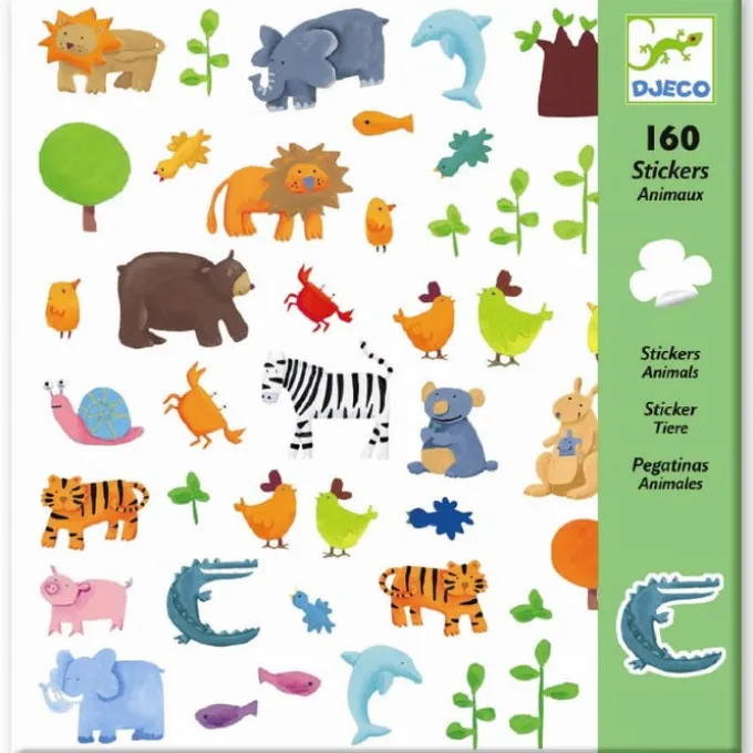 Sticker – Allerlei Tiere, 160 Stück