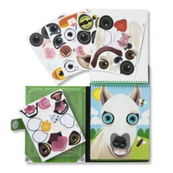 Stickerbuch - Gesichter von Haustieren