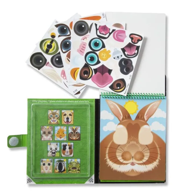 Stickerbuch - Gesichter von Haustieren