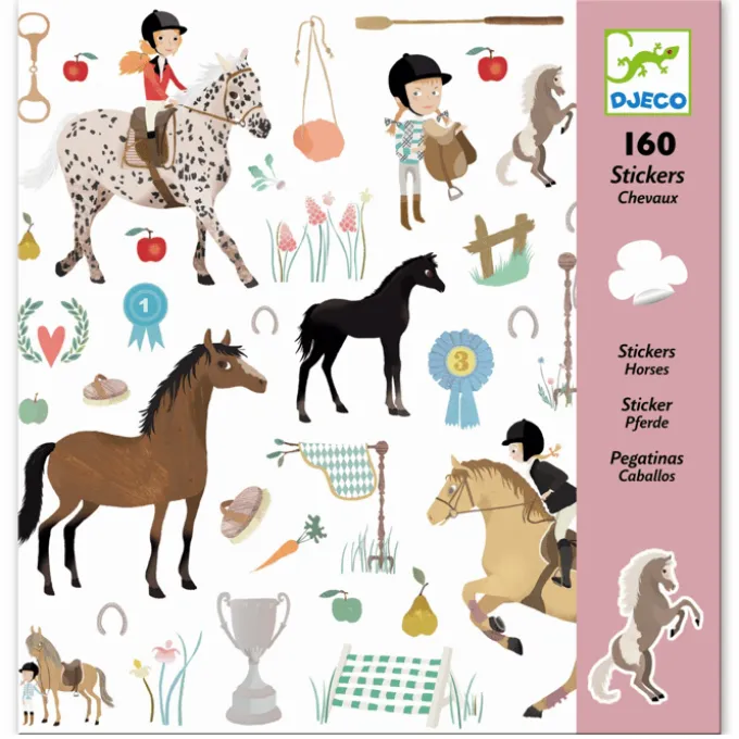 Sticker – Pferde, 160 Stück