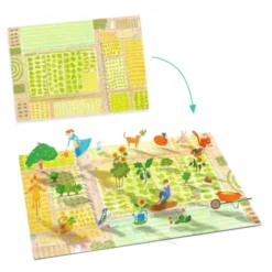 Sticker-Spiel 3D - Landleben