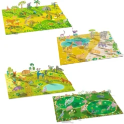 Sticker-Spiel 3D - Tiere