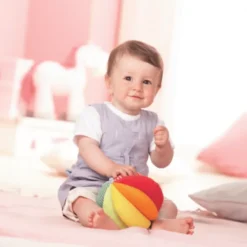 Stoffball - Regenbogen (15 cm)