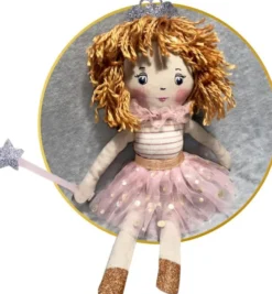 Stoffpuppe in Geschenkbox, 25 cm.