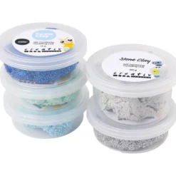 Stone Clay & Foam Clay - Cool Mix