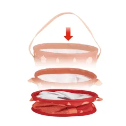 Strandset mit Tasche und Pop-Up-Eimer - 4 Teile