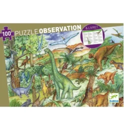 Suchpuzzle mit 100 Teilen – Dinosaurier