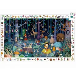 Suchpuzzle mit 100 Teilen – Zauberwald